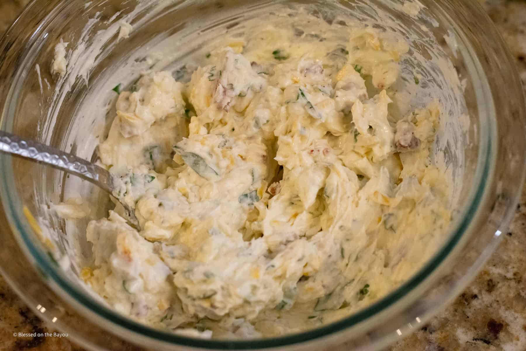 filling, cream cheese, ricotta cheese, bacon
