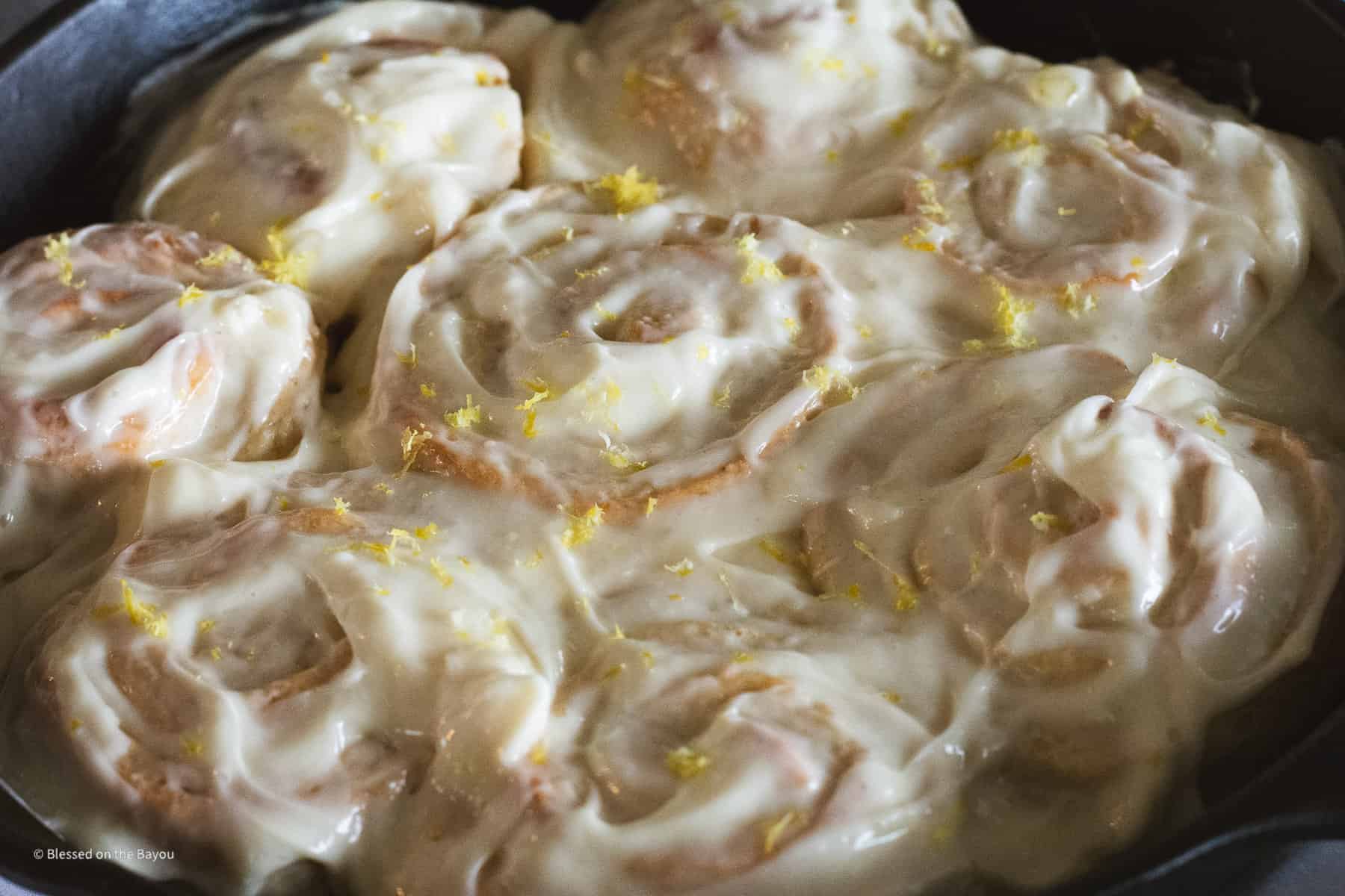 Frosted Gluten Free Sweet Rolls