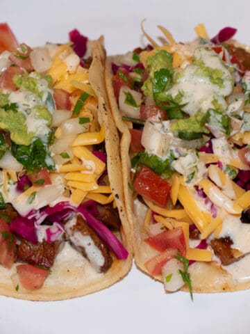 Smoked Tri-Tip Tacos Plated