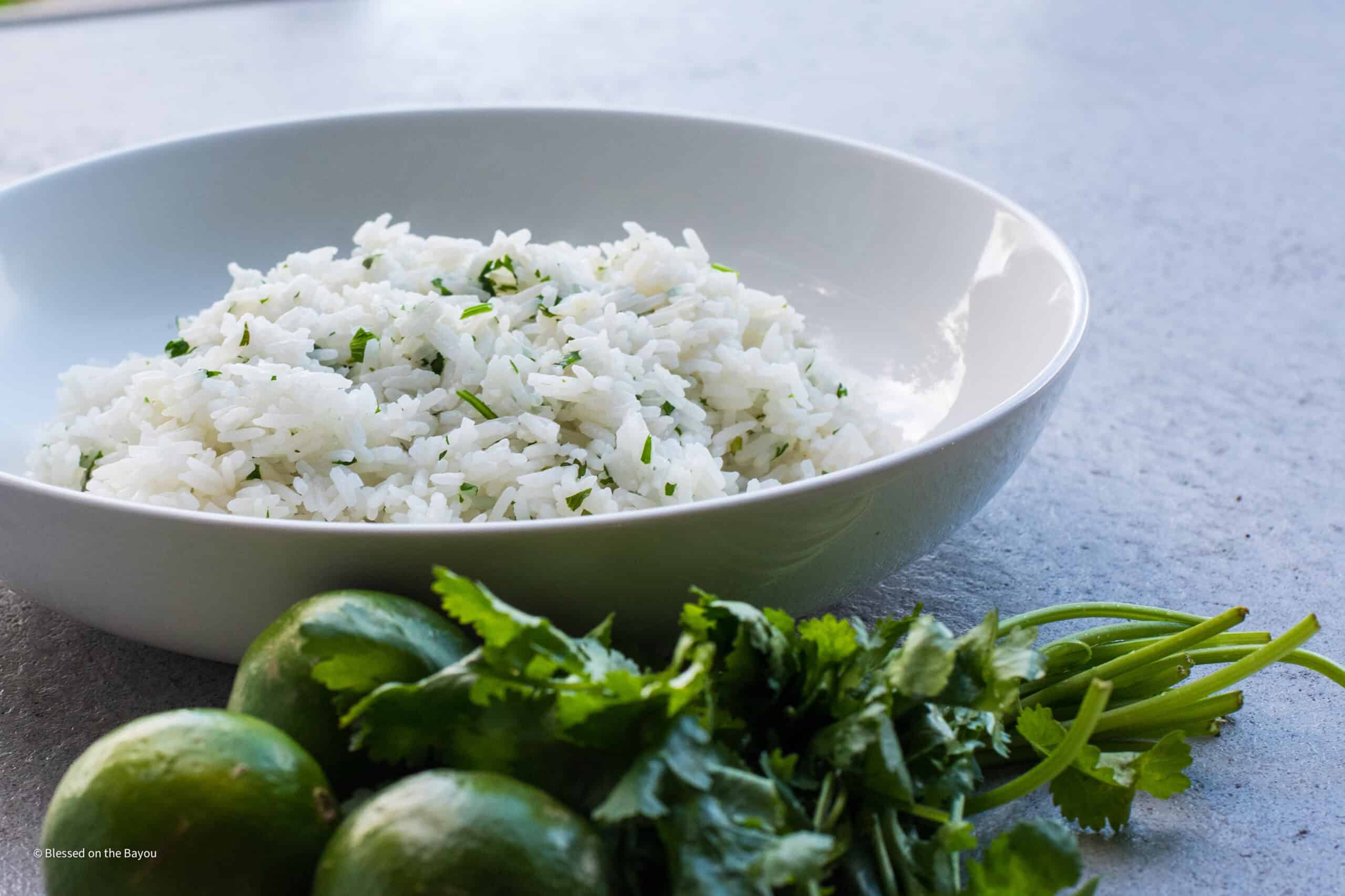 cilantro lime rice limes and cilantro
