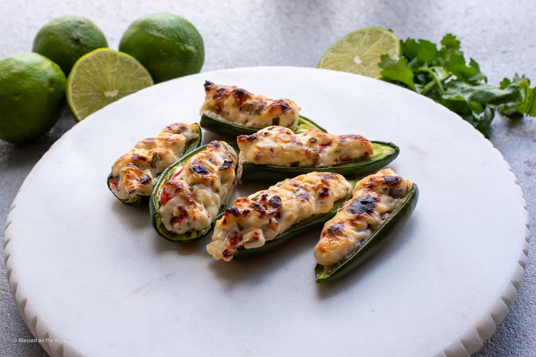 jalapeno poppers plated