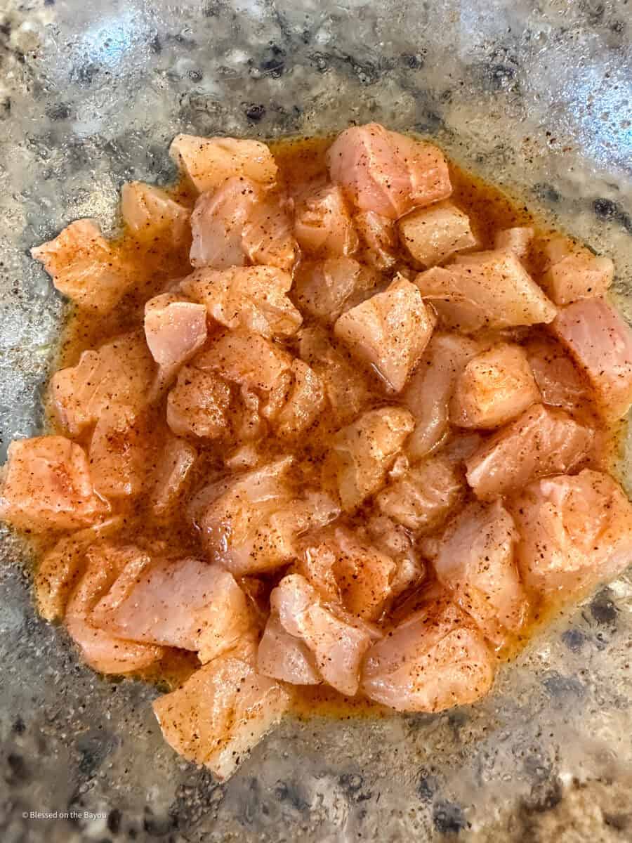 marinated white fish cajun seasoning with citrus